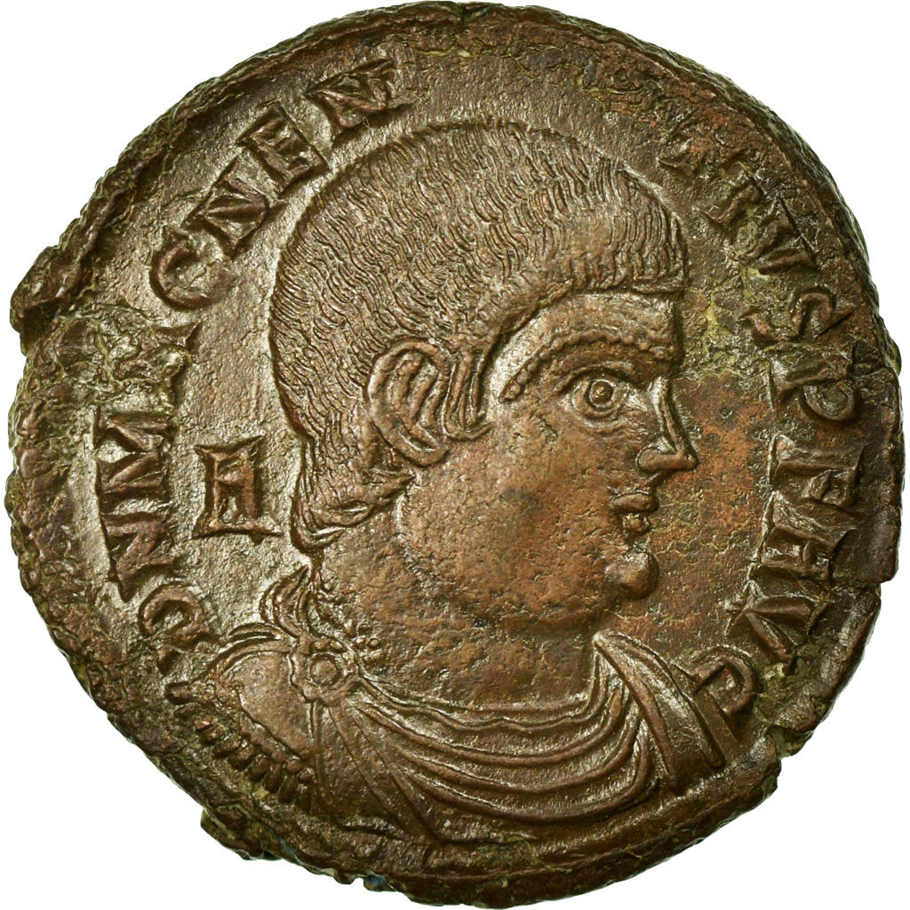 Magnentius, Maiorina, Lugdunum, Copper, AU(50-53), Cohen:68