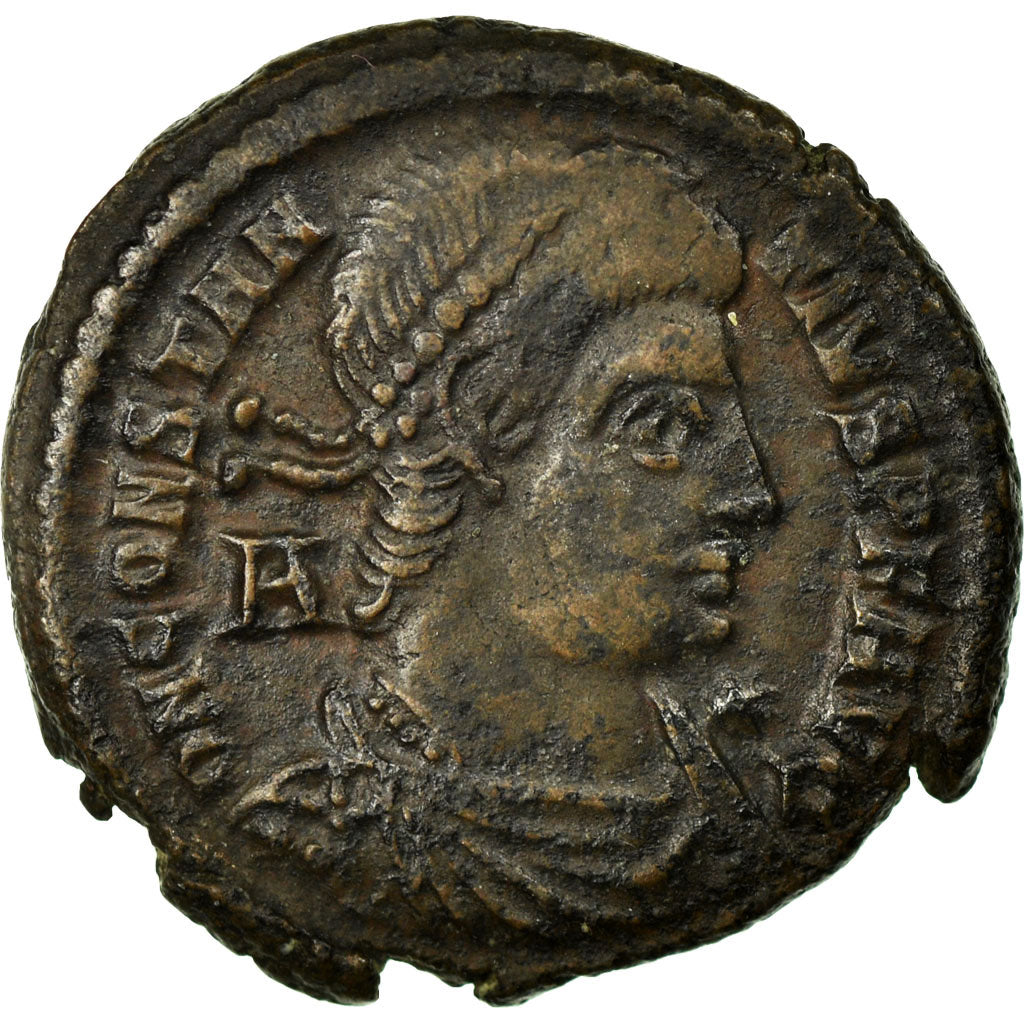 Constantius II, Maiorina, Siscia, Copper, AU(50-53), Cohen:3