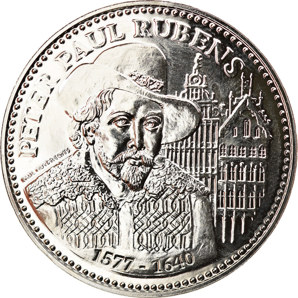 Belgium, Medal, Peter Paul Rubens, Arts & Culture, MS(63), Copper-nickel