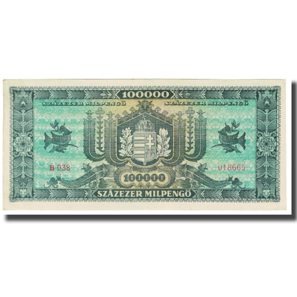 Banknote, Hungary, 100,000 Milpengö, 1946, 1946-04-29, KM:127, EF(40-45)