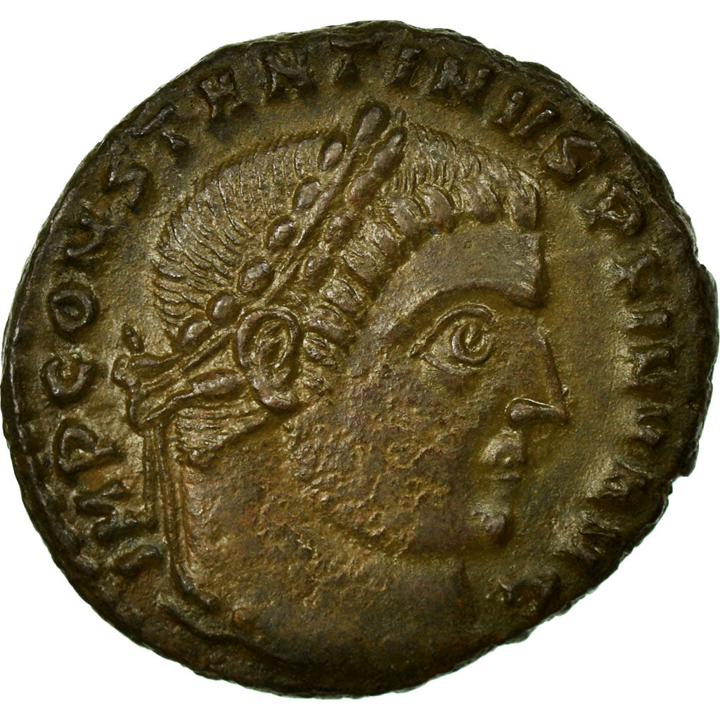 Constantin I, Nummus, Thessalonique, Cuivre, TTB