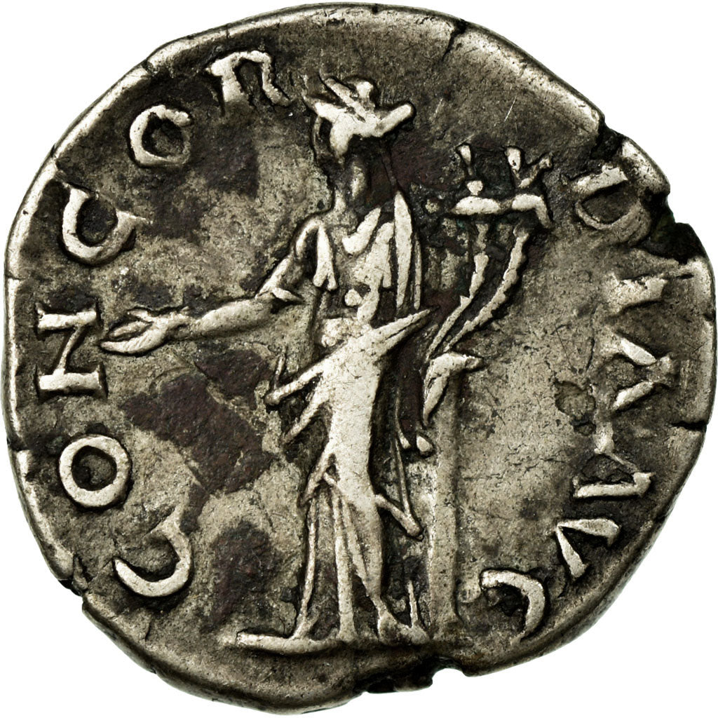 Sabina, Denarius, Silver, AU(50-53), Cohen:3 var.