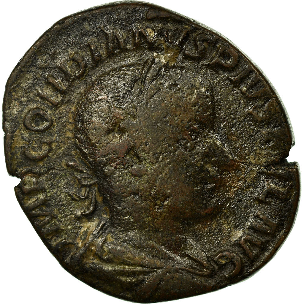 Gordian III, Sestertius, Rome, Copper, VF(20-25), Cohen:231
