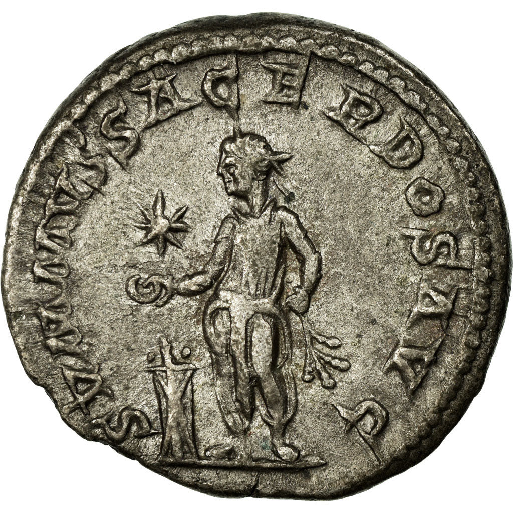Elagabalus, Denarius, Silver, AU(55-58), Cohen:276