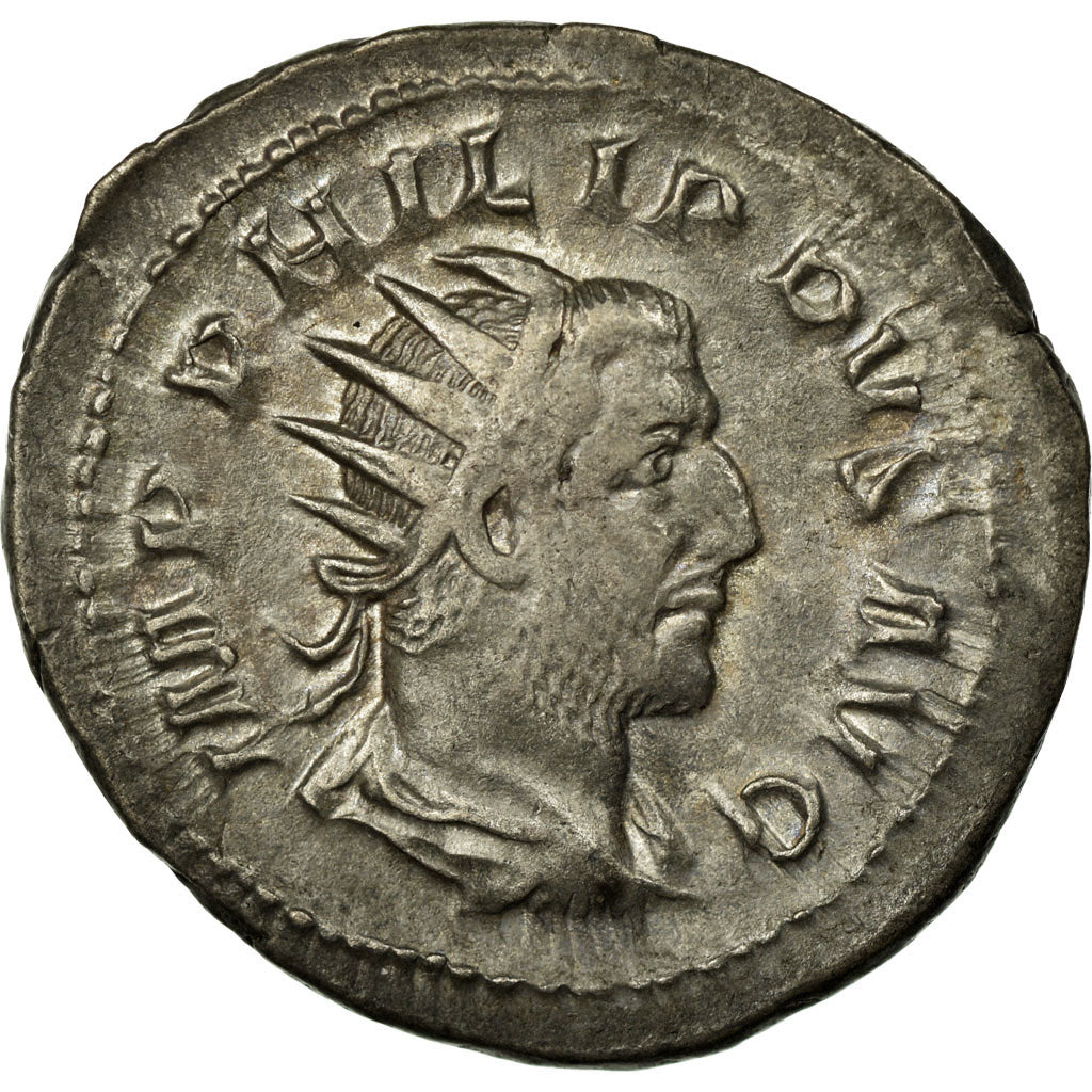 Philip I, Antoninianus, Rome, Billon, AU(55-58), Cohen:33