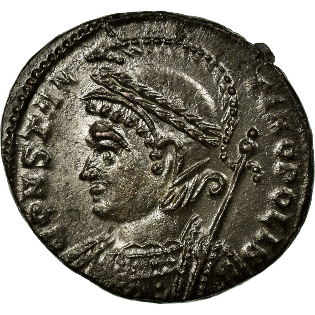 Nummus, Lugdunum, Miedź, AU(55-58), Cohen:21