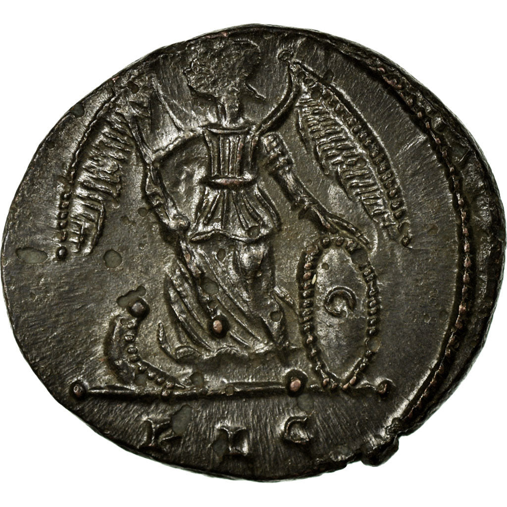 Nummus, Lugdunum, Miedź, AU(55-58), Cohen:21