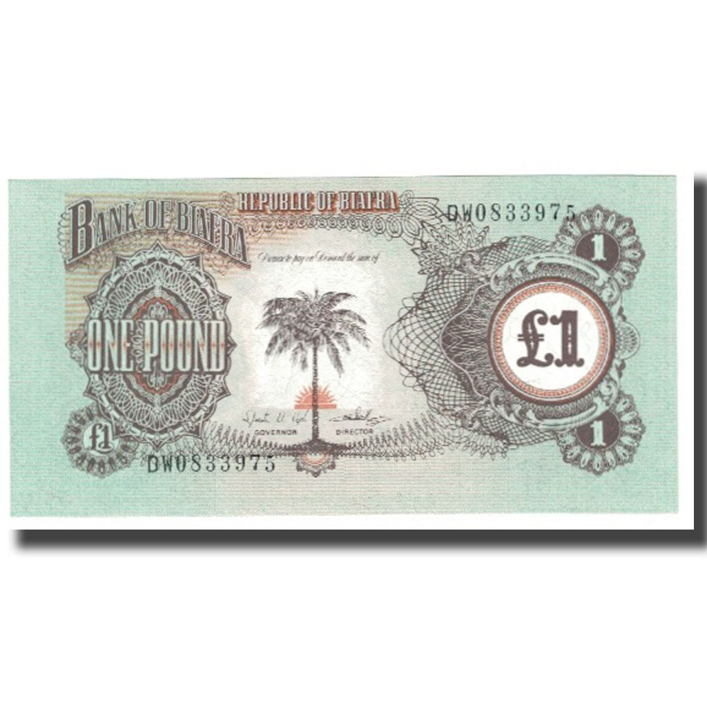 Geldschein, Biafra, 1 Pound, KM:5a, UNZ
