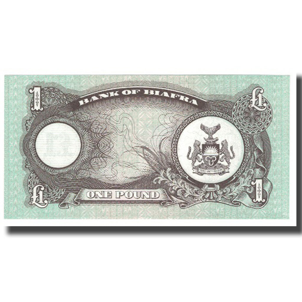 Billet, Biafra, 1 Pound, KM:5a, NEUF