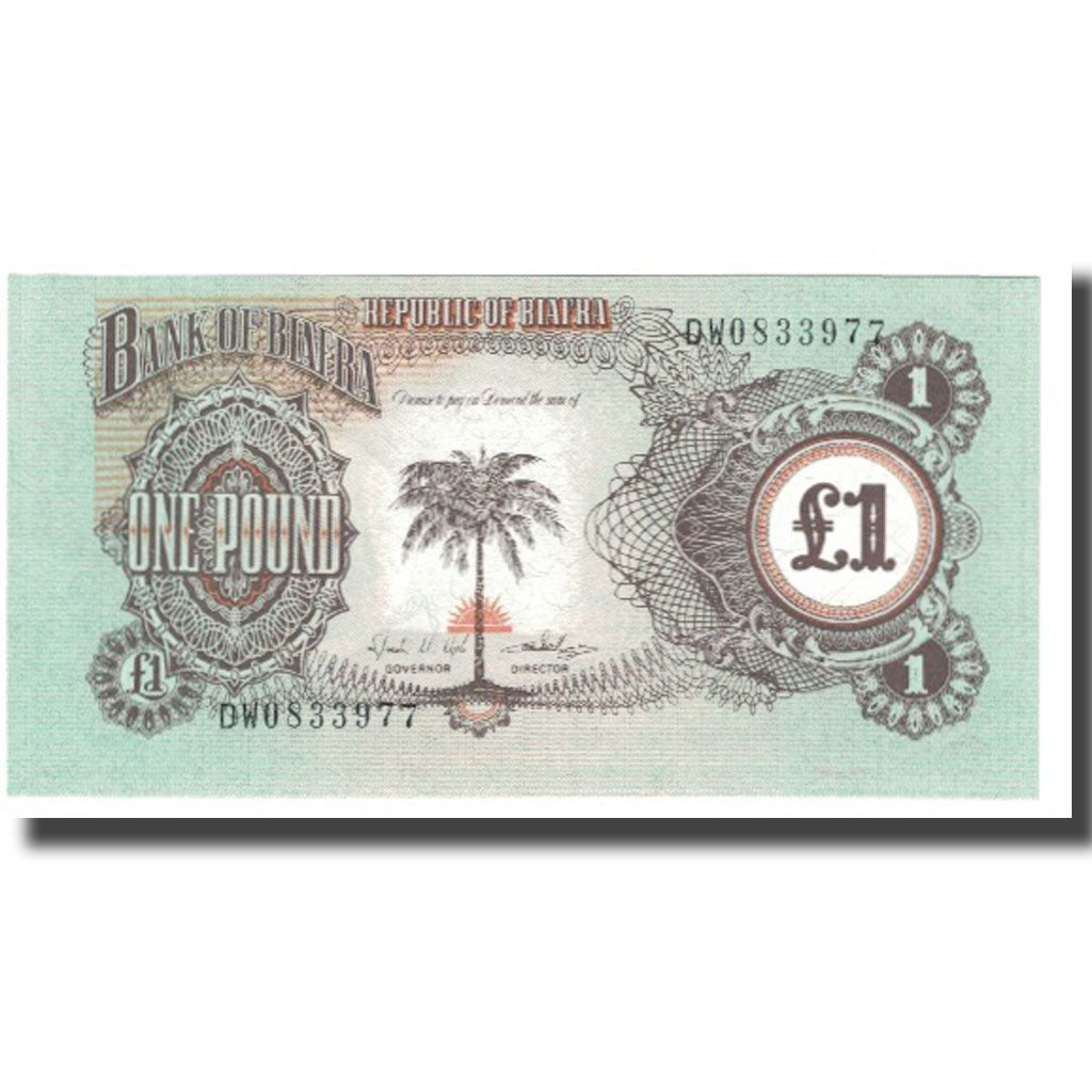 Geldschein, Biafra, 1 Pound, KM:5a, UNZ