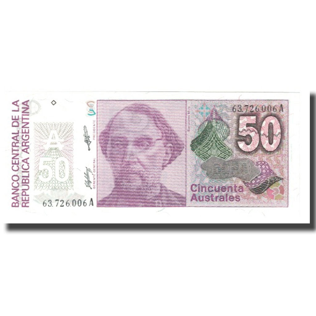 Argentine, 50 Australes, NEUF