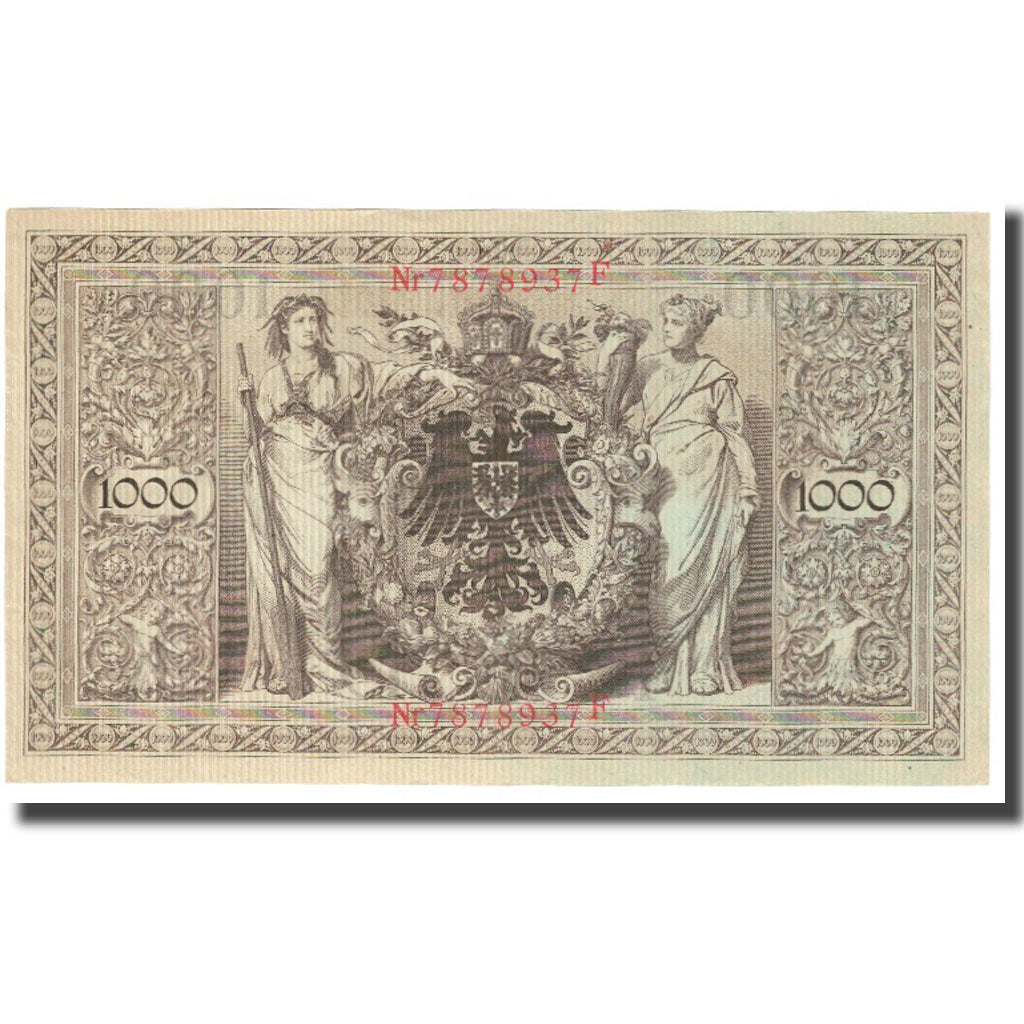 Geldschein, Deutschland, 1000 Mark, 1910, 1910-04-21, KM:44b, UNZ-