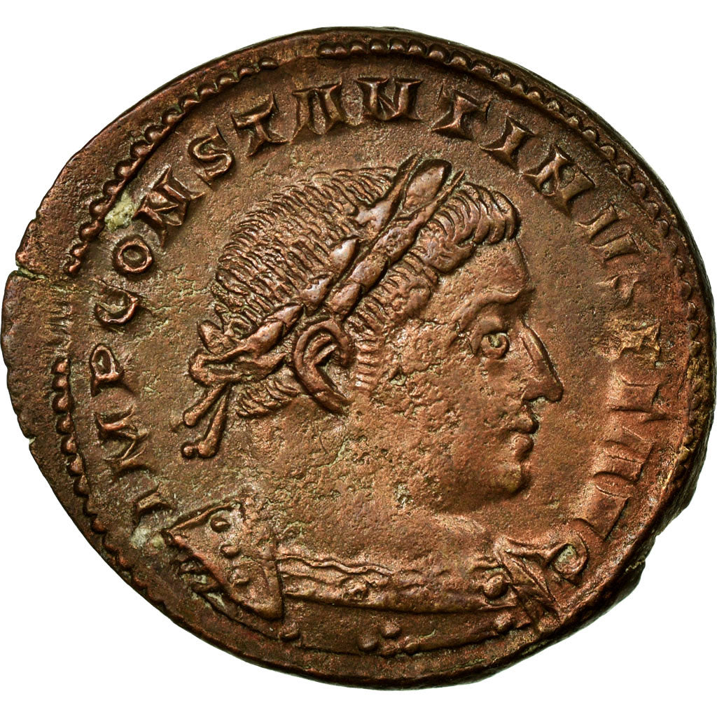 Constantine I, Nummus, London, Copper, AU(55-58), Cohen:536