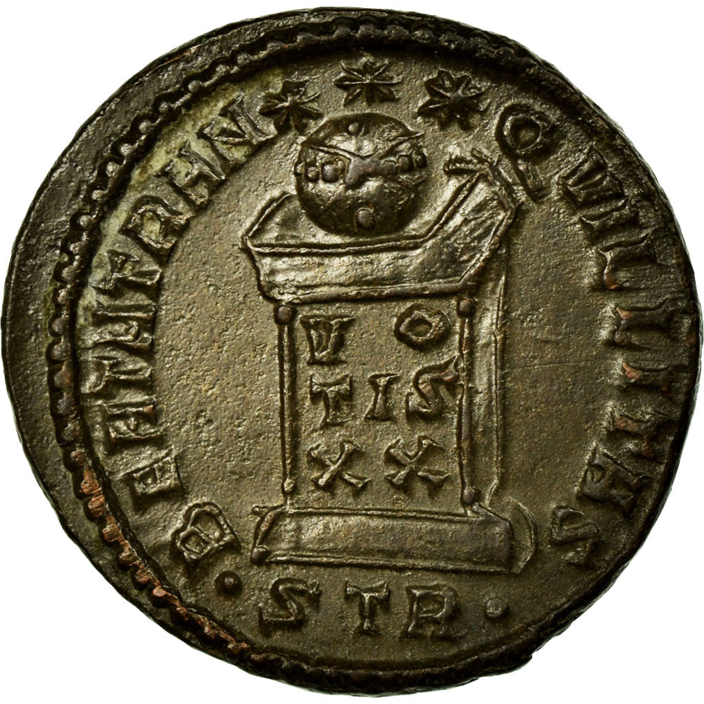 Crispus, Nummus, Trier, Copper, AU(50-53), Cohen:7