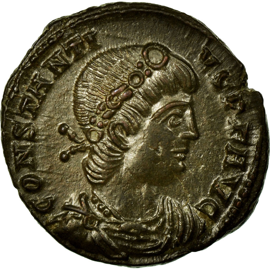 Constantius II, Nummus, Trier, Copper, AU(55-58), Cohen:99