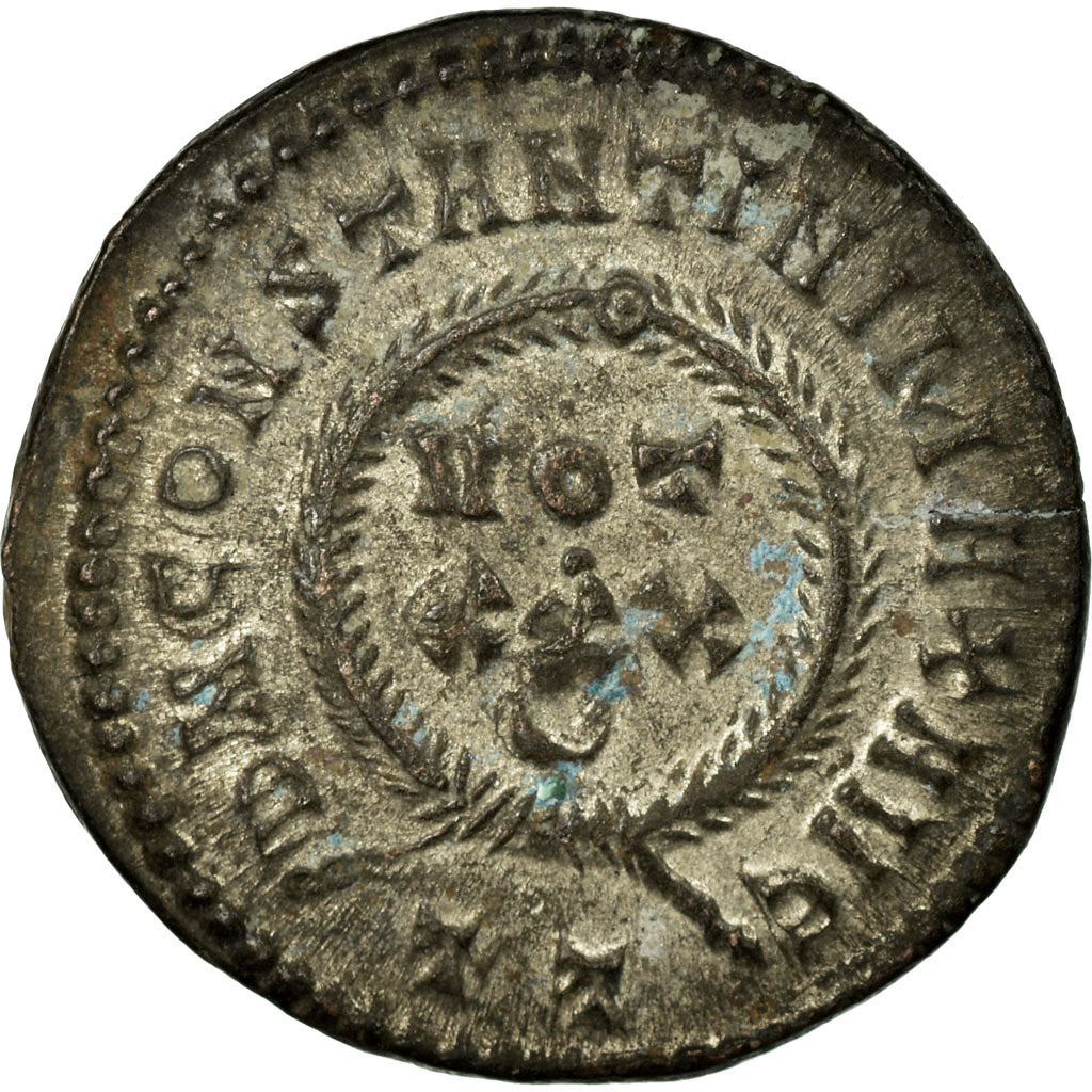 Constantine I, Nummus, 325, Ticinum, Copper, AU(55-58), Cohen:129