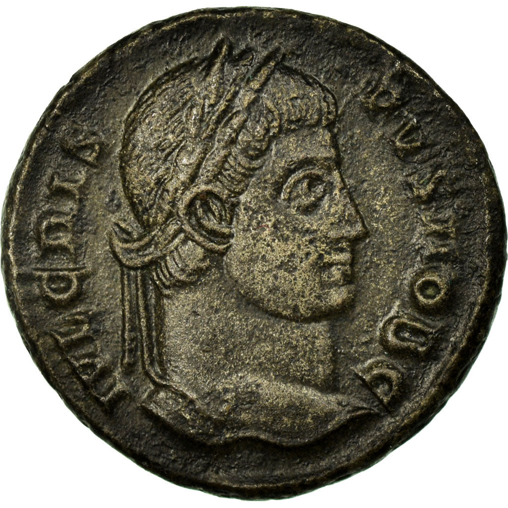 Crispus, Nummus, Siscia, Copper, AU(50-53), Cohen:120