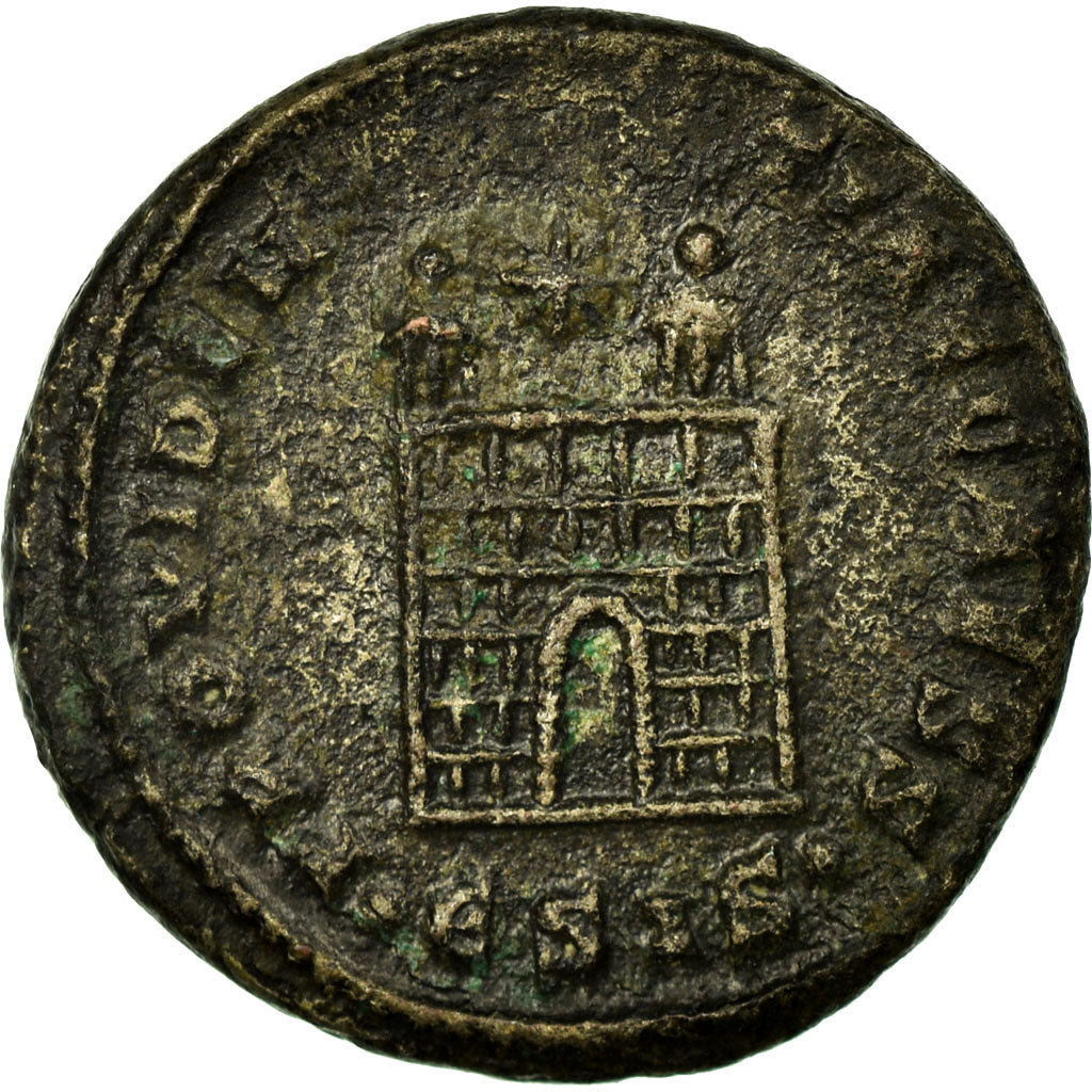 Crispus, Nummus, Siscia, Copper, AU(50-53), Cohen:120