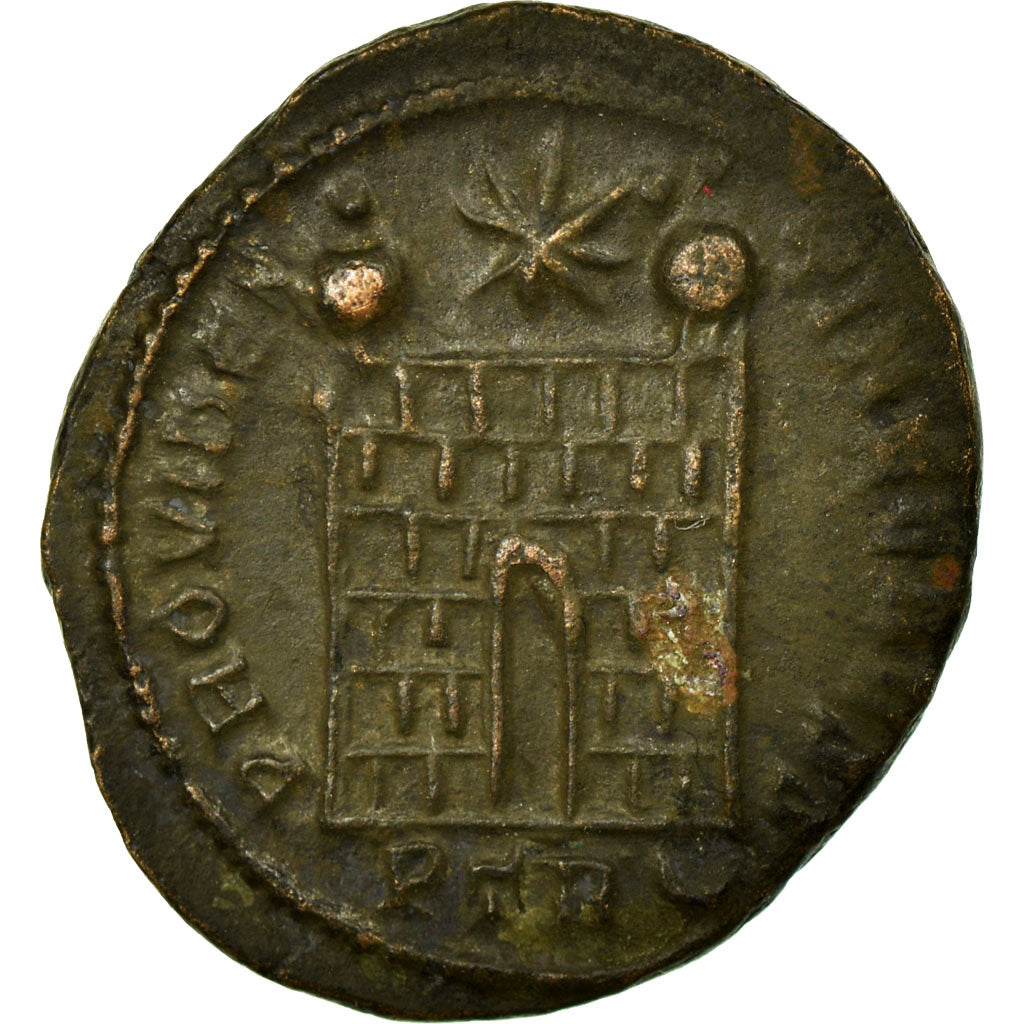Constantine II, Nummus, Trier, Copper, AU(50-53), Cohen:165