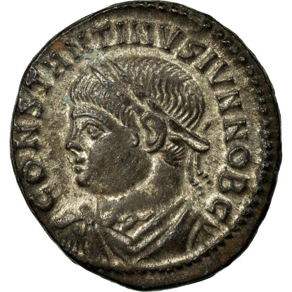 Constantine II, Nummus, Arles, Copper, AU(55-58), Cohen:139