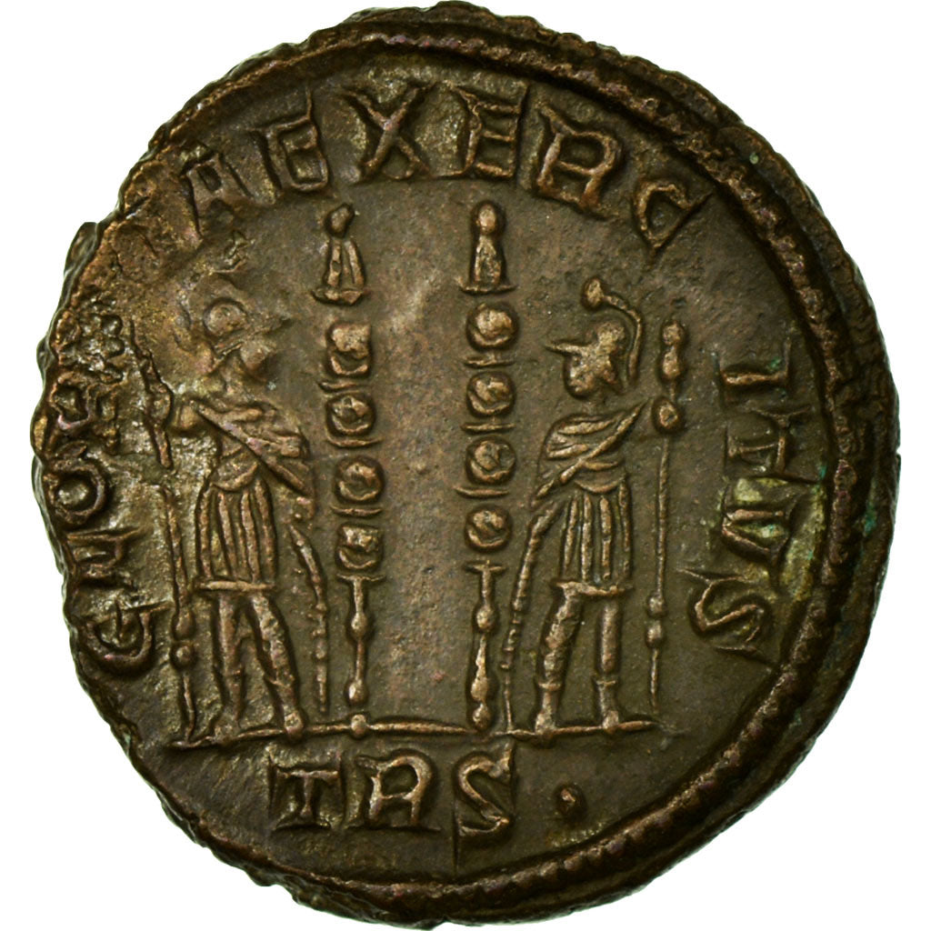 Constantine II, Nummus, Trier, Copper, AU(50-53), Cohen:122