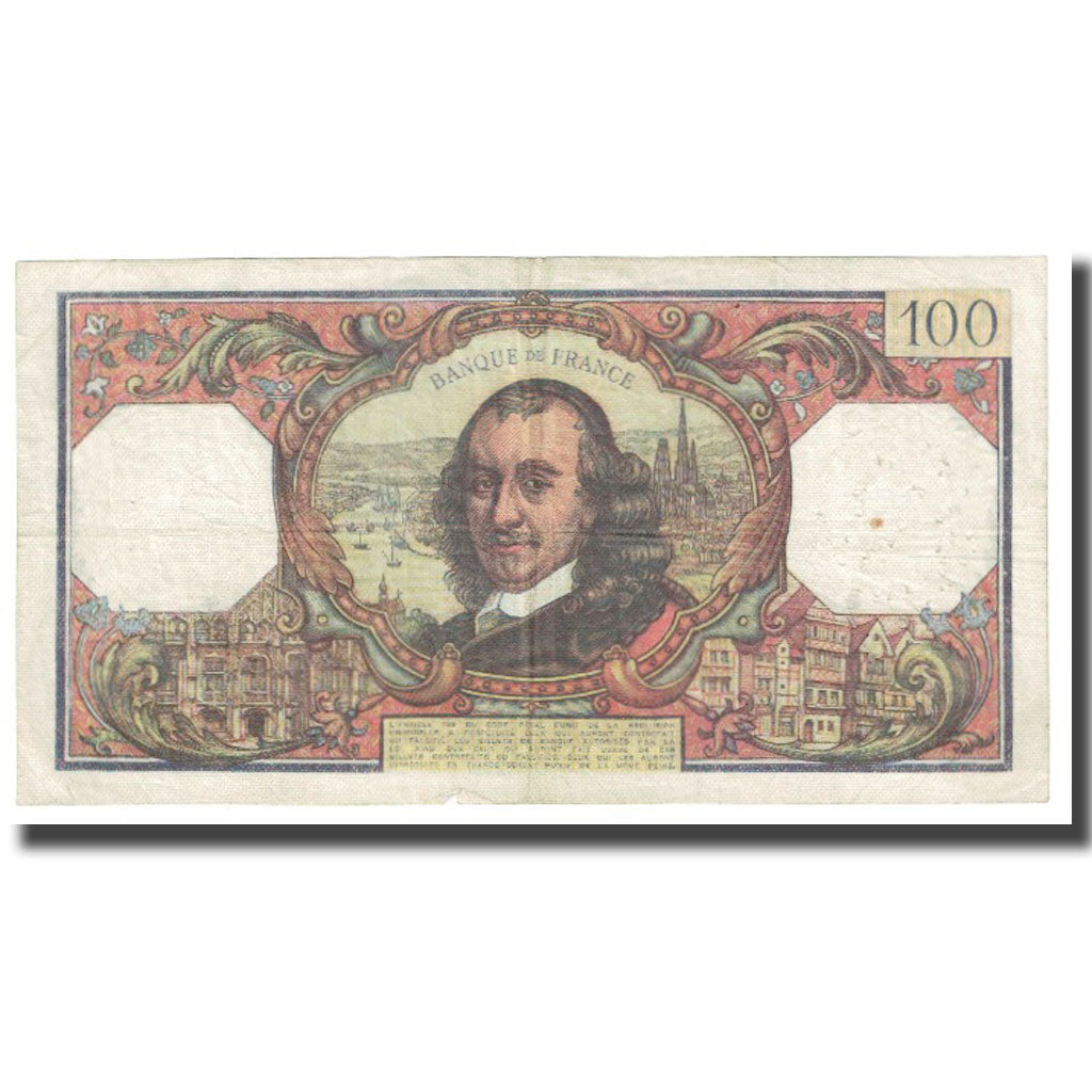France, 100 Francs, Corneille, 1971, R.Tondu-G.Bouchet-H.Morant, 1971-10-07