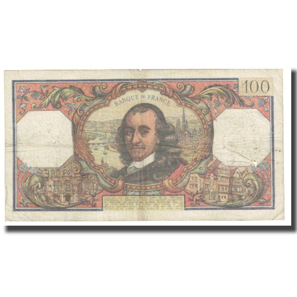 Francia, 100 Francs, Corneille, 1973, R.Tondu-G.Bouchet-H.Morant, 1973-07-05