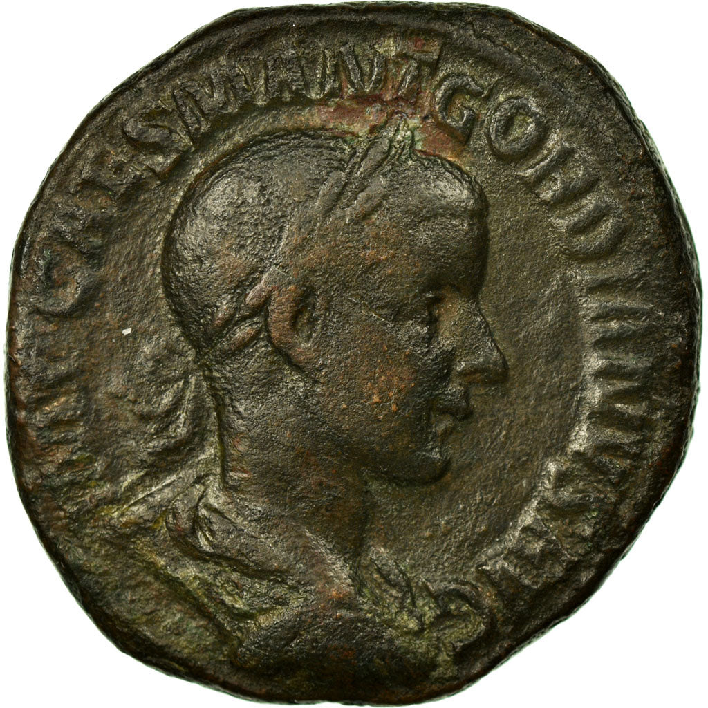 Gordian III, Sestertius, Rome, Copper, EF(40-45), Cohen:213