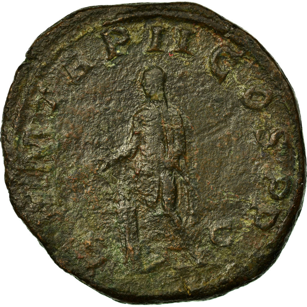 Gordian III, Sestertius, Rome, Copper, EF(40-45), Cohen:213
