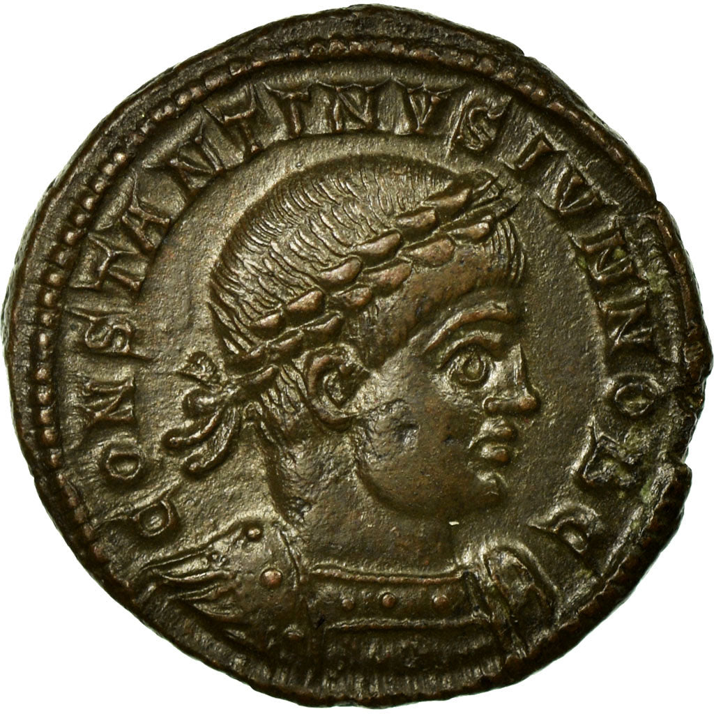 Constantine II, Nummus, Trier, Copper, AU(55-58), Cohen:122