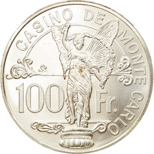 Monaco, Token, 100 Francs Casino de Monte Carlo, MS(63), Silver