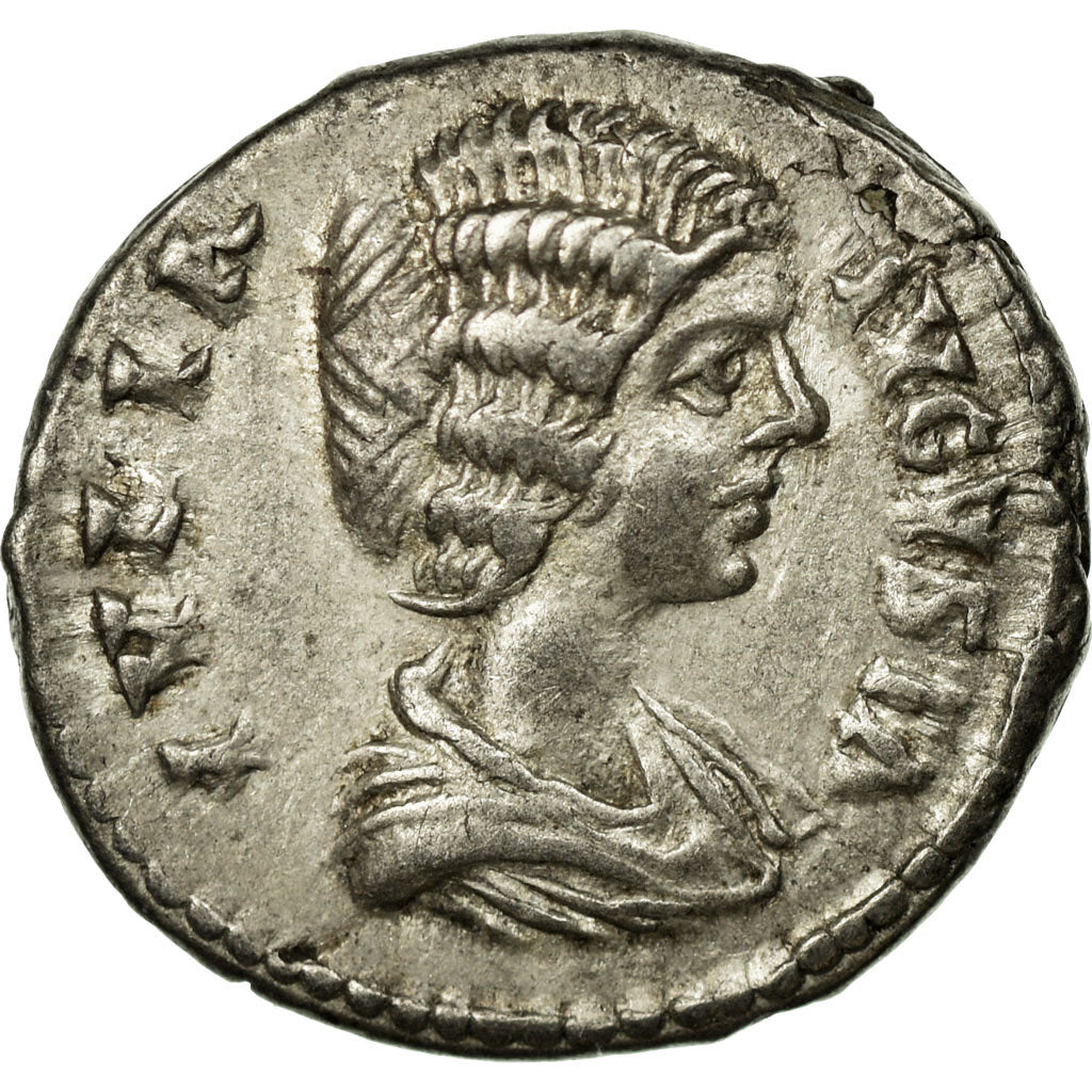Julia Domna, Denarius, 196-211, Rome, Silver, AU(50-53), RIC:560