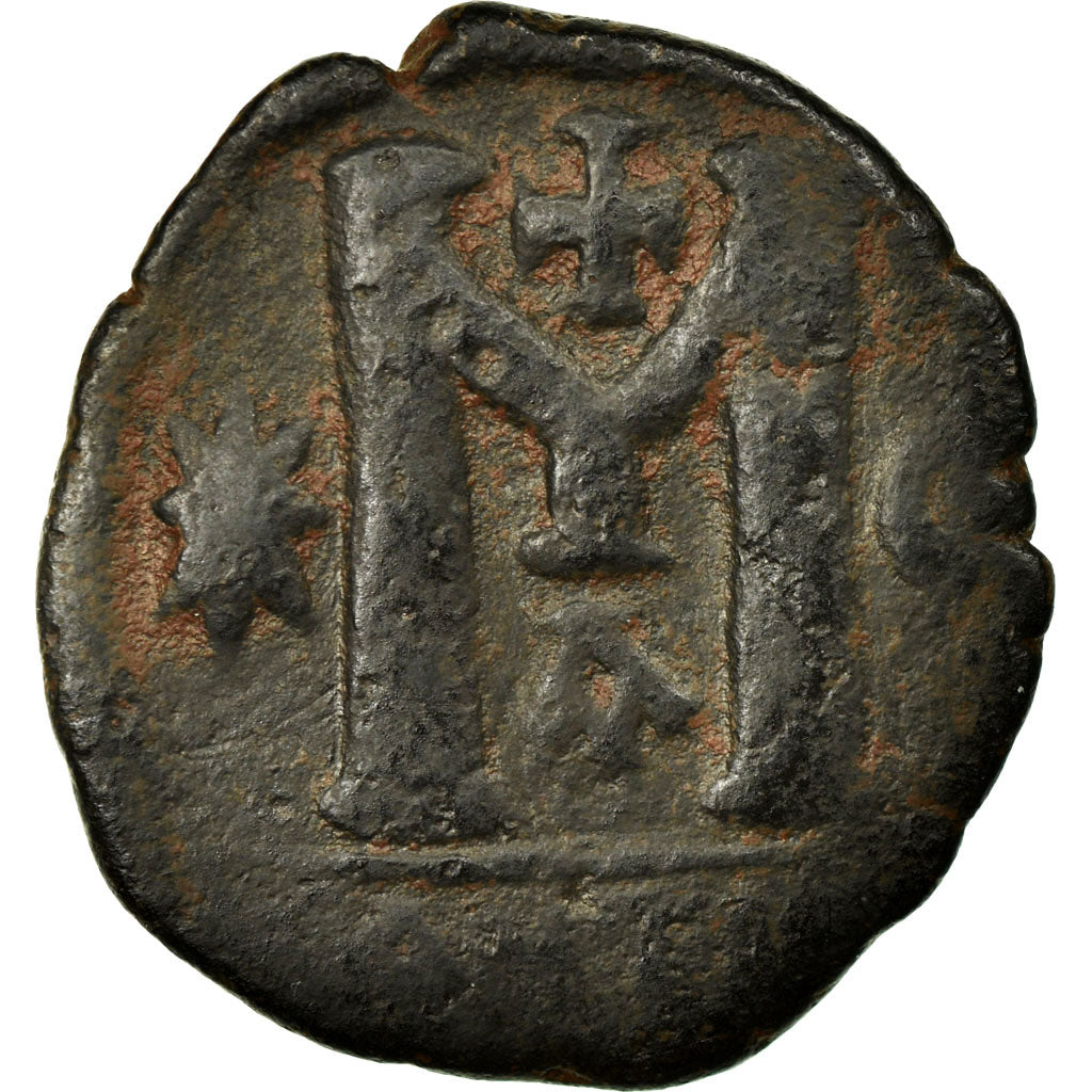 Justin I, Follis, Constantinople, Miedź, VG(8-10)