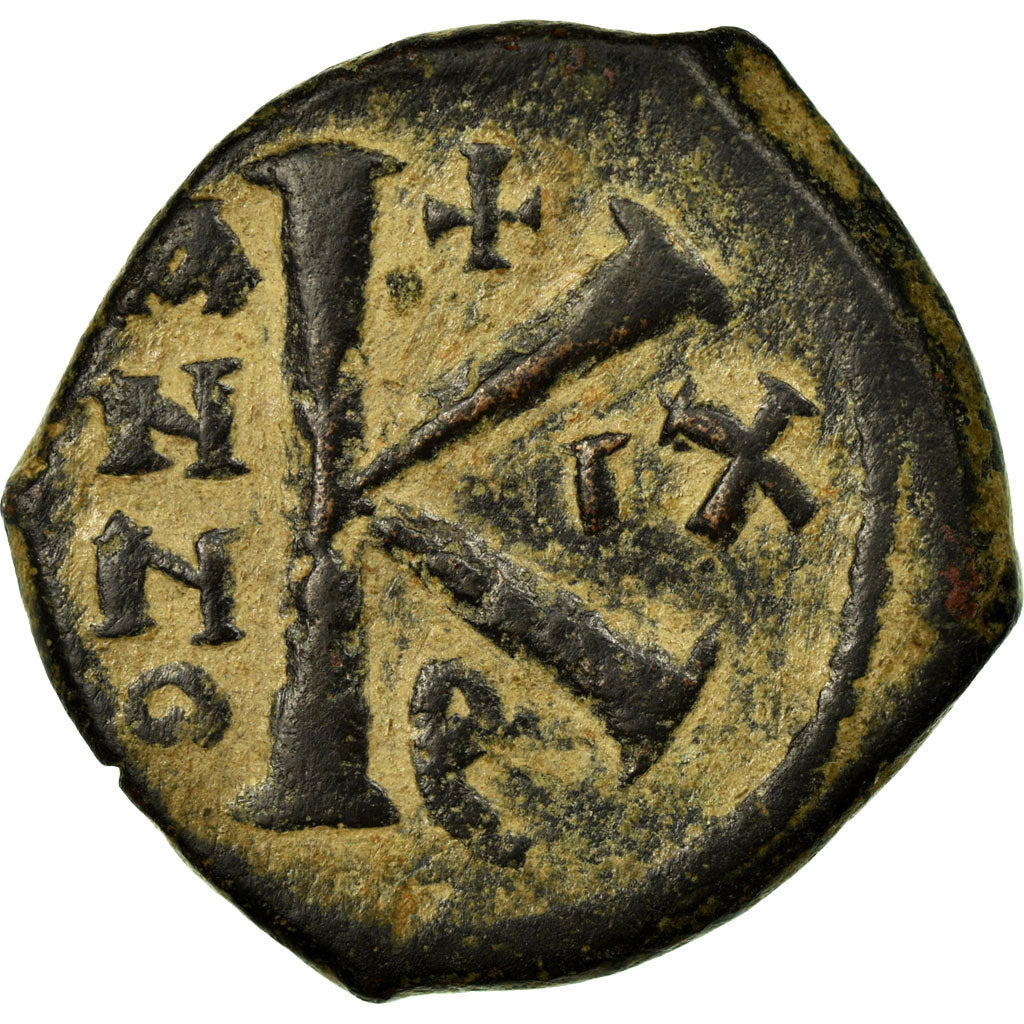 Maurice Tibère, Demi-Follis, Antioche, Cuivre, TTB