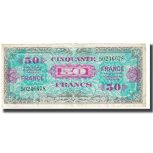 France, 50 Francs, 1944, VF(20-25), Fayette:VF24.01, KM:117a