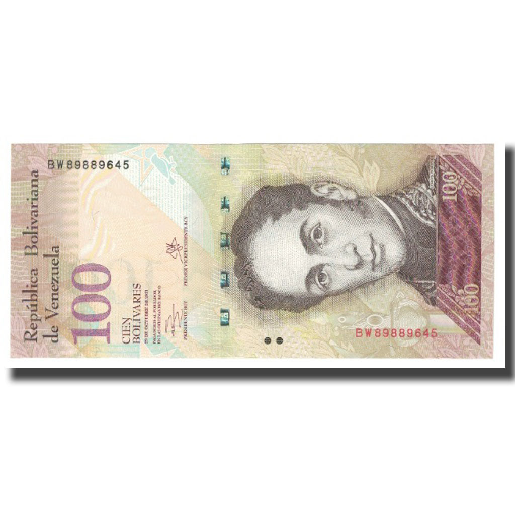 Nota, Venezuela, 100 Bolivares, 2013, 2013-10-29, KM:93a, UNC(65-70)