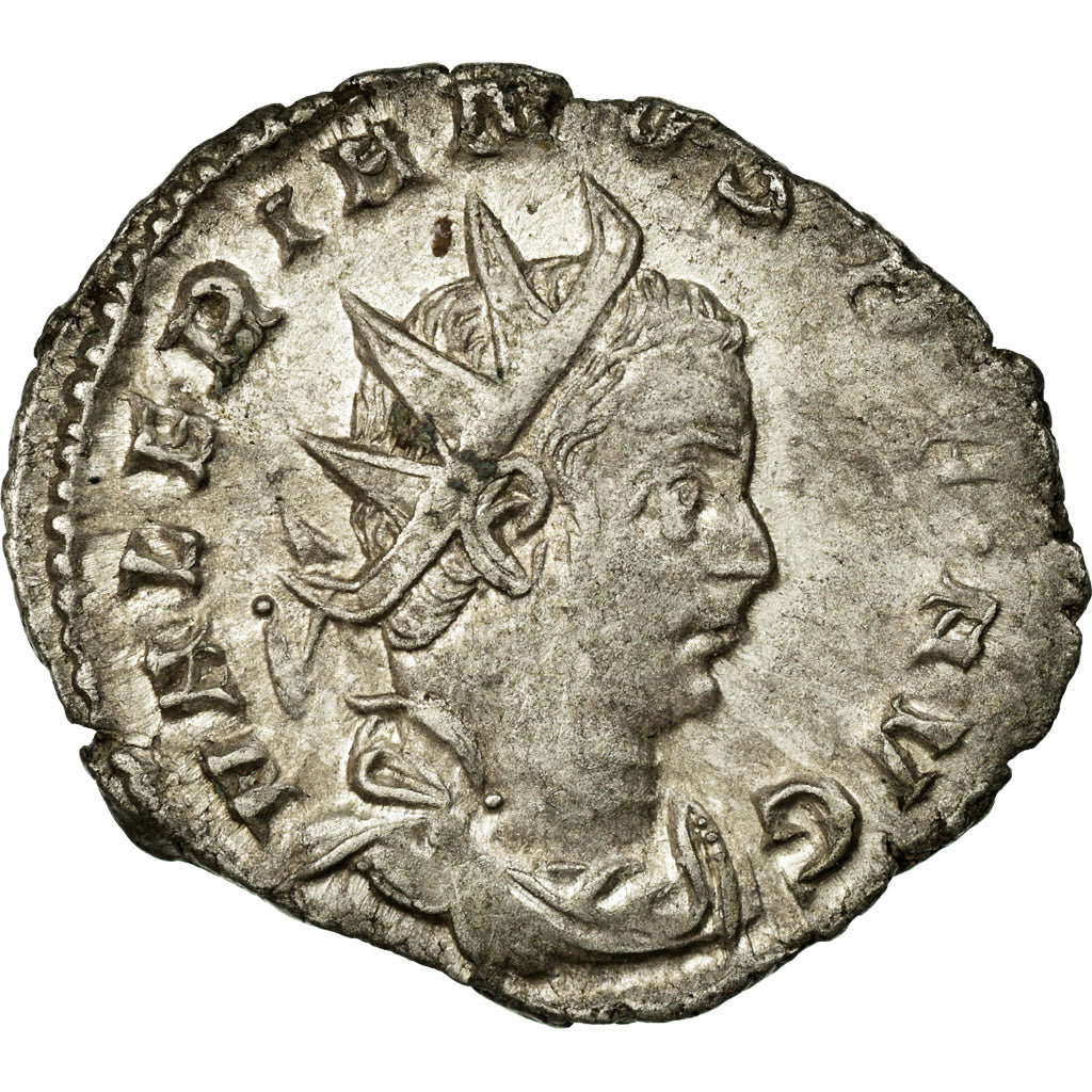 Valerian II, Antoninianus, Trier, Billon, EF(40-45), Cohen:6