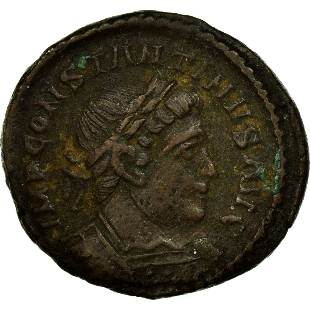 Constantine I, Nummus, London, Copper, AU(50-53), Cohen:534