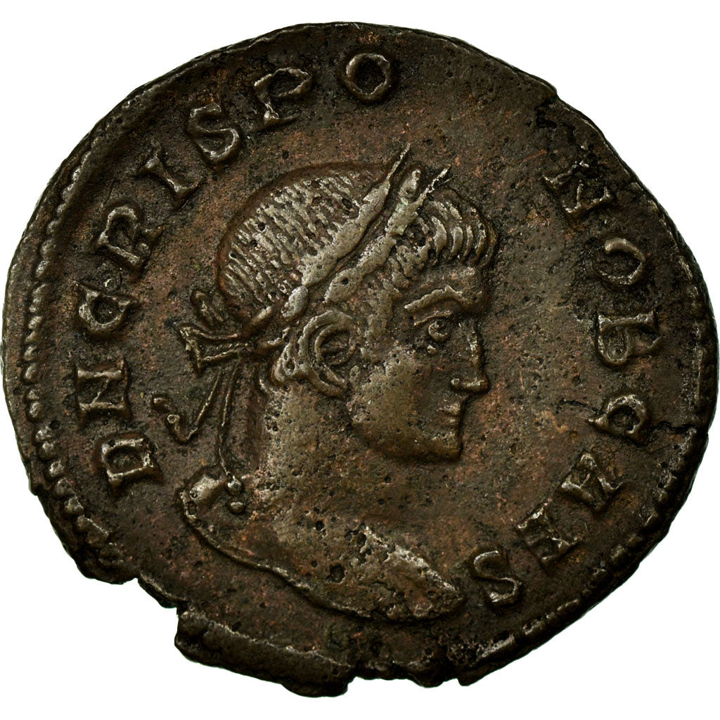 Crispus, Nummus, Lugdunum, Copper, AU(50-53), Cohen:25