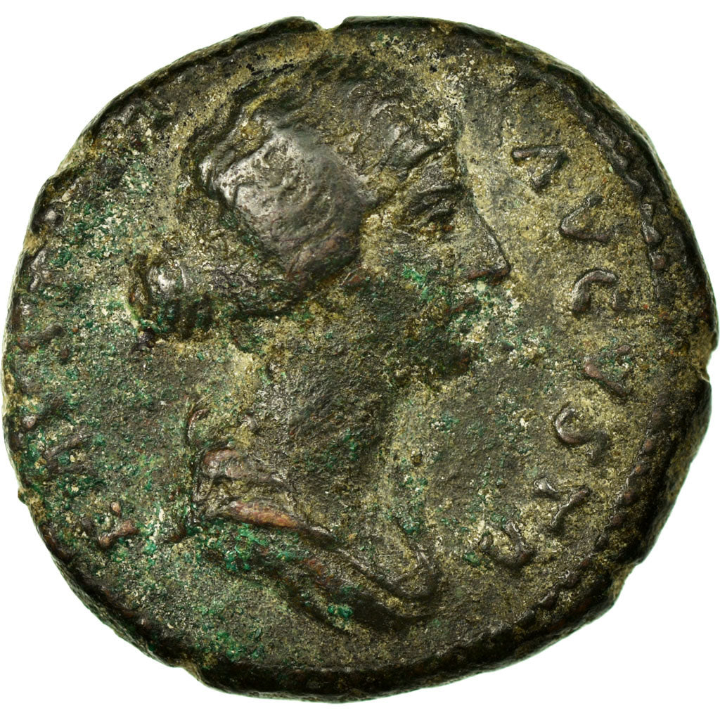 Faustina II, As, Rome, Copper, EF(40-45), Cohen:97