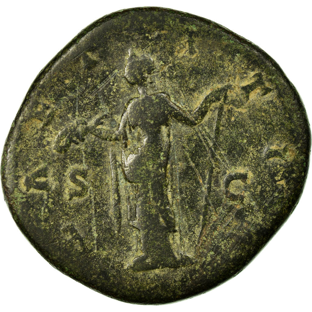Faustina II, Sestertius, Rome, Copper, AU(50-53), Cohen:146