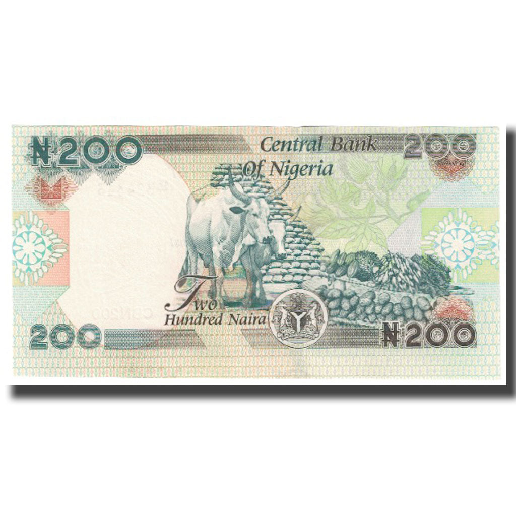 Geldschein, Nigeria, 200 Naira, 2010, KM:29i, UNZ