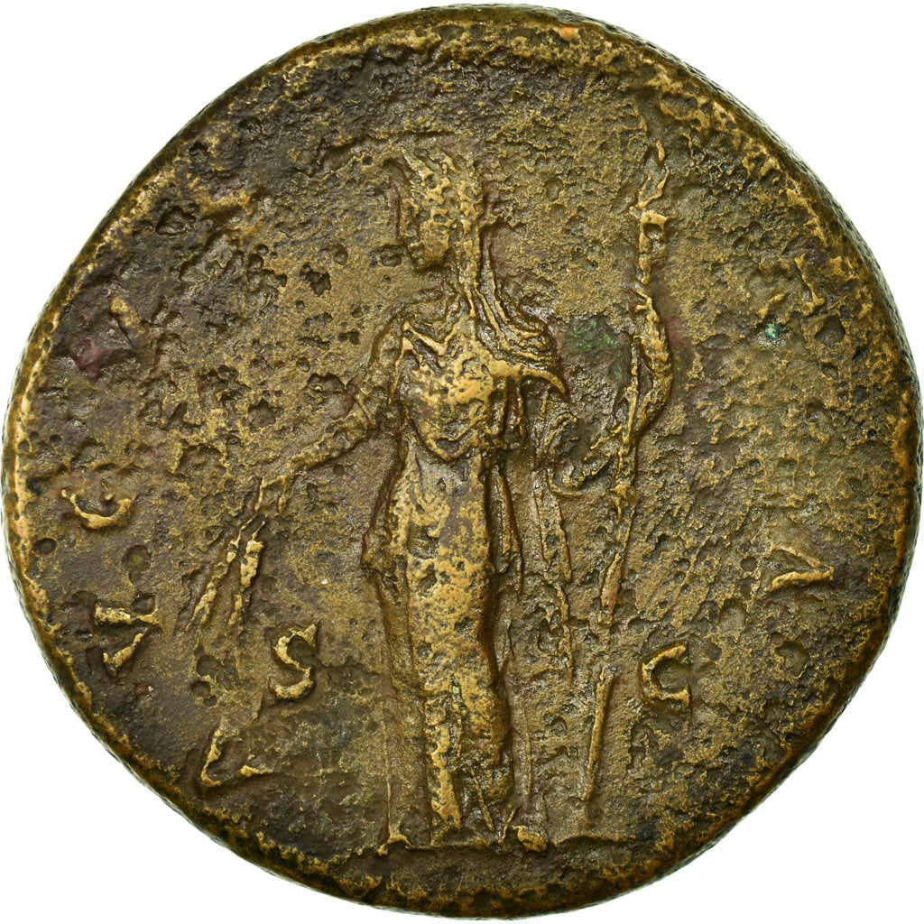 Faustina I, Sestertius, Rome, Copper, VF(30-35), Cohen:88
