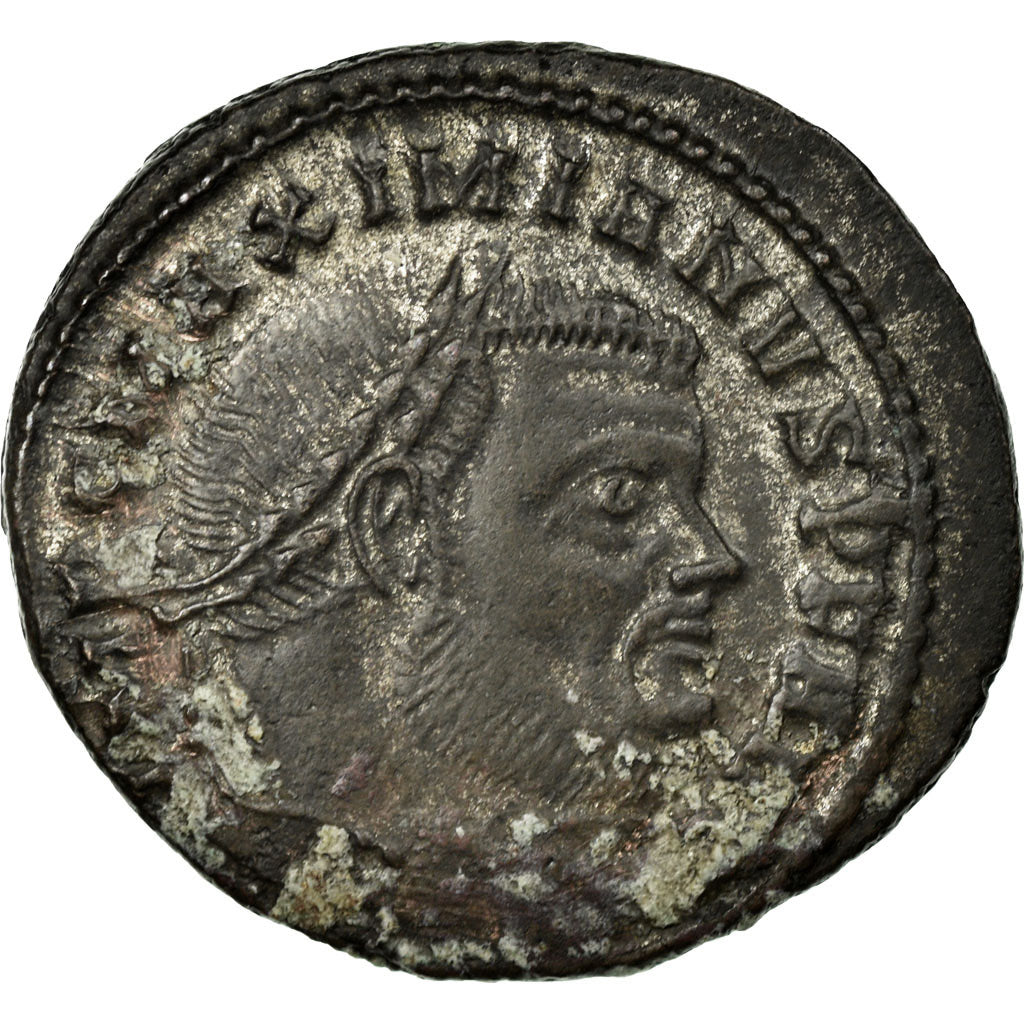 Maximianus, Follis, Ticinum, Copper, AU(50-53), Cohen:75