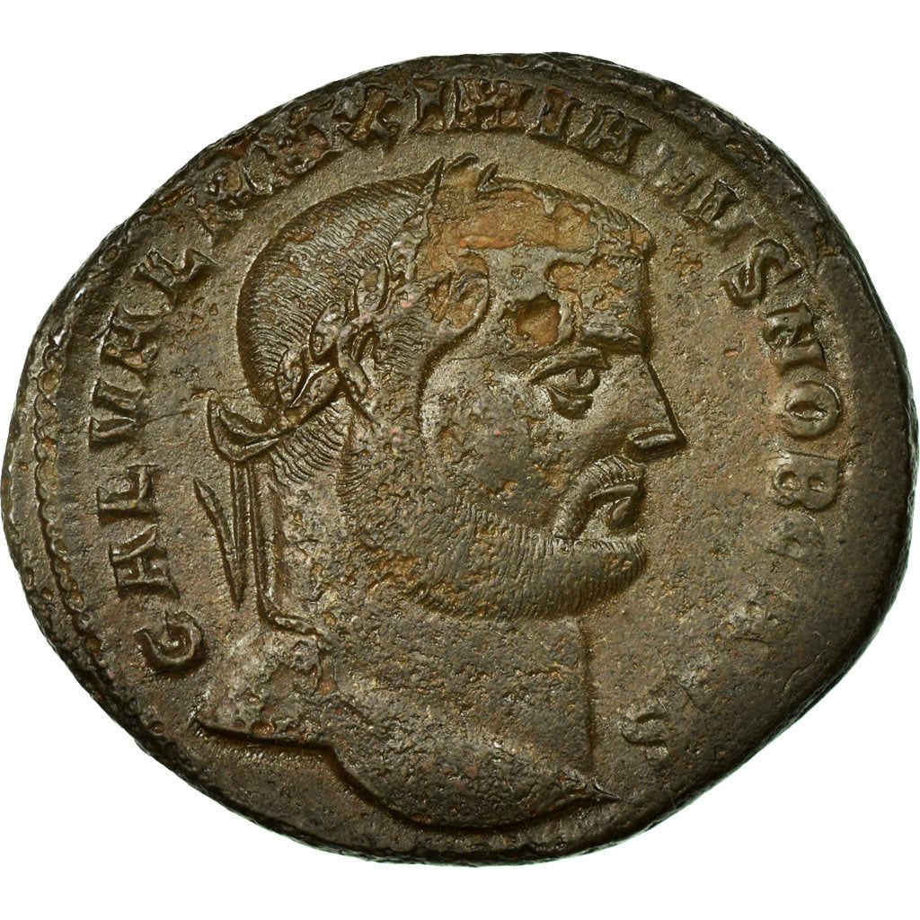 Galerius, Follis, Antioch, Copper, EF(40-45), Cohen:78