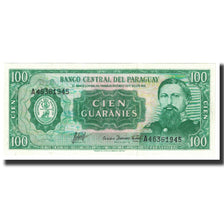 Billet, Paraguay, 100 Guaranies, 1952, 1952-03-25, KM:198a, SPL