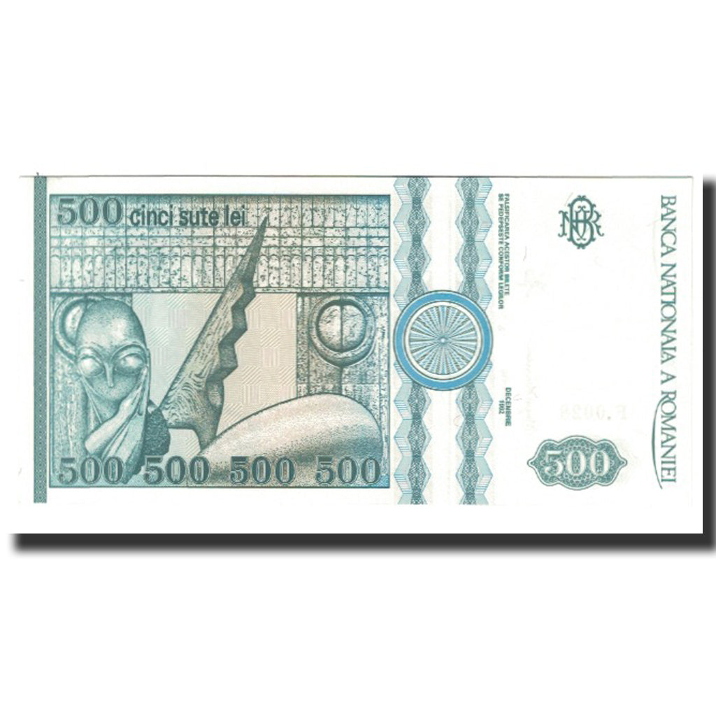 Banconote, Romania, 500 Lei, 1992, 12-1992, KM:101a, FDS