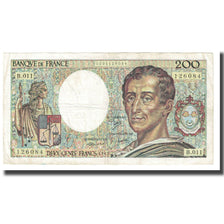 France, 200 Francs, Montesquieu, 1983, BRUNEEL BONNARDIN CHARRIAU, VF(30-35)