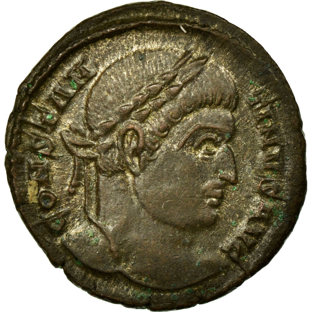 Constantine I, Nummus, Trier, Copper, AU(55-58), Cohen:487
