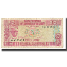 Banknote, Guinea, 50 Francs, 1985, 1960-03-01, KM:29a, VF(20-25)